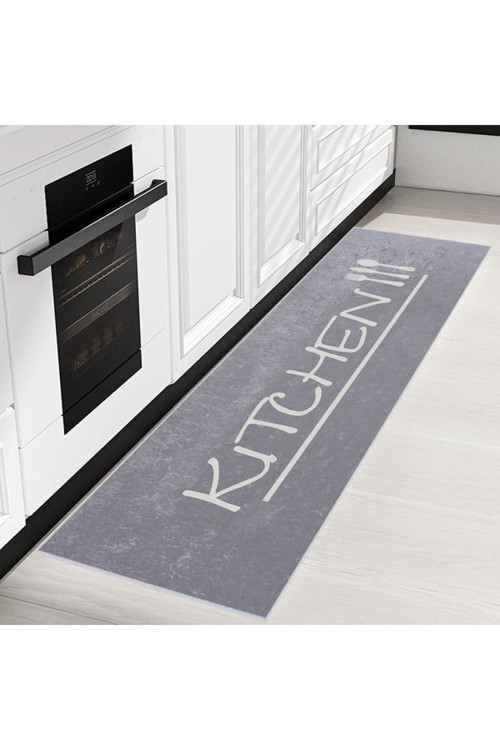 Dijital Baskı Yıkanabilir Kaymaz Taban Mutfak Halısı Rvg2050-Sd516