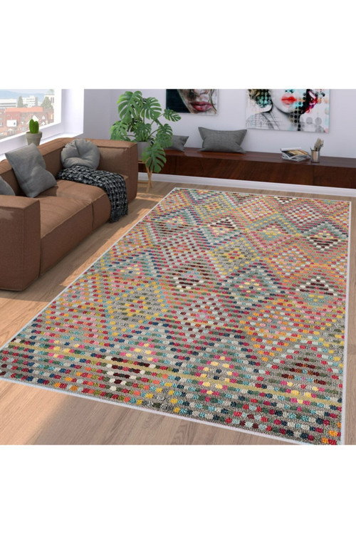 Dijital Baskı Yıkanabilir Kaymaz Taban Salon Halısı