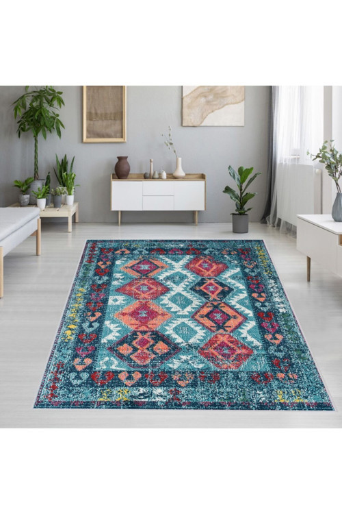 Dijital Baskı Yıkanabilir Kaymaz Taban Salon Halısı