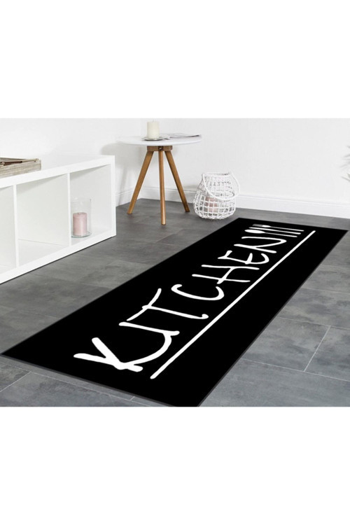 Eliana Home Dijital Baskı Yıkanabilir Kaymaz Taban Mutfak Halısı