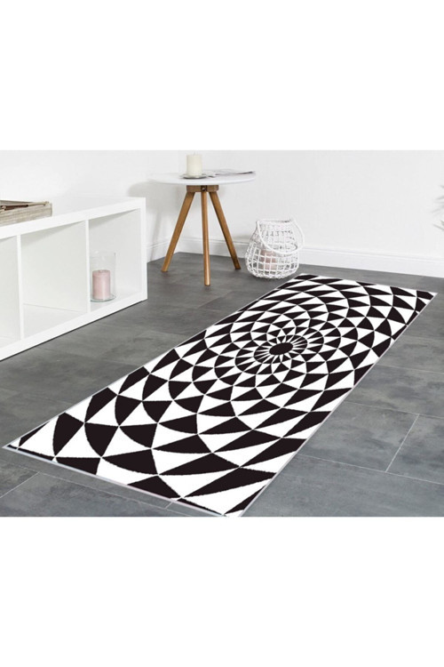 Eliana Home Dijital Baskı Yıkanabilir Kaymaz Taban Mutfak Halısı