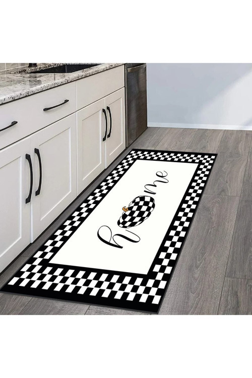 Dijital Baskı Yıkanabilir Kaymaz Taban Mutfak Halısı Lna2080-Sd015