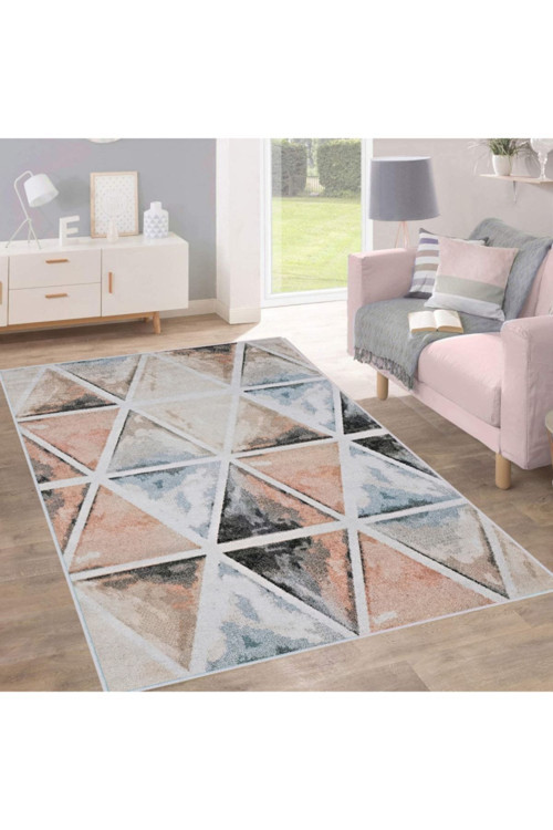 Dijital Baskı Yıkanabilir Kaymaz Taban Salon Halısı Rvg1706