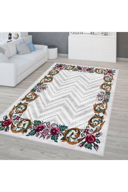 Dijital Baskı Yıkanabilir Kaymaz Taban Salon Halısı Rvg0312-Sd238
