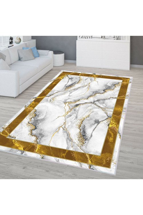 Dijital Baskı Yıkanabilir Kaymaz Taban Salon Halısı Rvg0309-Sd002