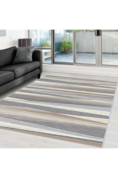 Dijital Baskı Yıkanabilir Kaymaz Taban Salon Halısı Rvg0371