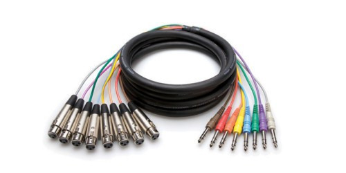 8'li TRS-XLRF Snake Kablo (5 mt)