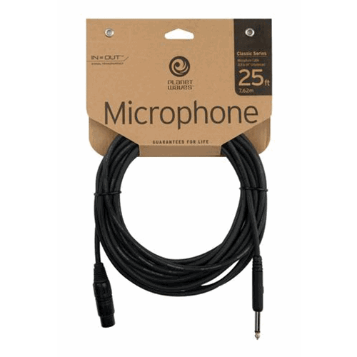 PLANETWAVES PW-CGMIC-25 MİKROFON KABLO 25 İNCH XLR FM TO 1/4 UNBAL