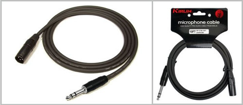MP-273B-3M-BK XLR-TRS 3 Metre Kablo