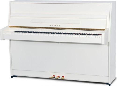 KAWAI K-15E WH/P Parlak Beyaz 110 CM Duvar Piyanosu