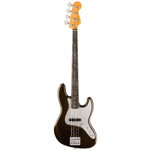 American Ultra II Jazz Bass Abanoz Klavye Texas Tea Bas Gitar