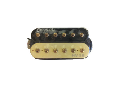 HV58-ZB-B BRIDGE,ALNICO HUMBUCKER MAGNETIC 7,6K ZEBRA :ARTEC
