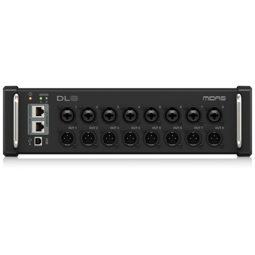DL8 PoE-Aktif 8 Giriş, 8 Çıkış Stage Box