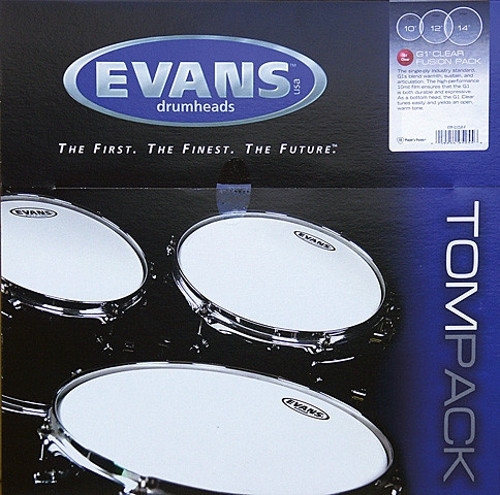 ETPG1CLRF DERİ SETİ 10+12+14 G1 TOM CLEAR FUSION KİT TEK KAT