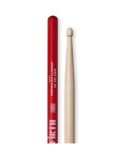 VICFIRTH V5AVG BAGET (ÇİFT) VIC 5A GRIP, HICKORY, 0.565"x16", MED