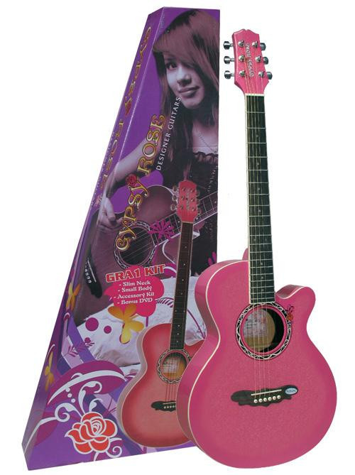VALENCIA GRA1KCPK AKUSTİK GİTAR GYPSY ROSE SET (GIGBAG, STRAP, STICK