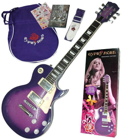 VALENCIA GRE2KCPP ELEKTRO GİTAR GYPSY ROSE SET (GIGBAG, STRAP, STICK
