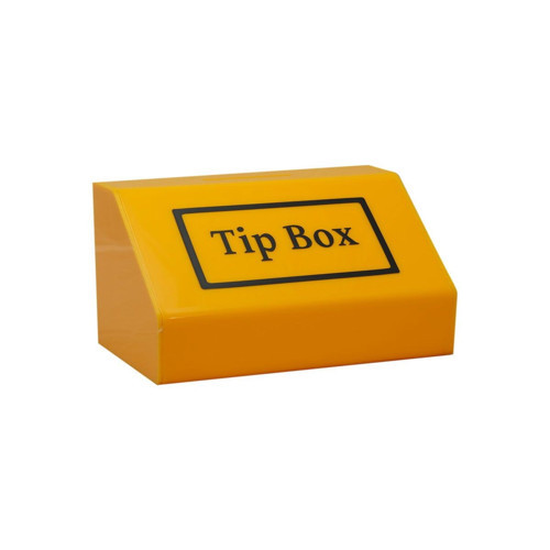 Tipbox - Bahşiş Kutusu Sarı - 20x13xh12cm