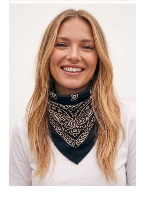 Kadın Etnik Desenli %100 Pamuk Bandana