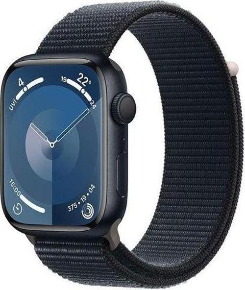 Watch Series 9 45mm Gece Yarısı Alüminyum Kasa ve Spor Loop (MR9C3TU/A) (Apple Türkiye Garantili)