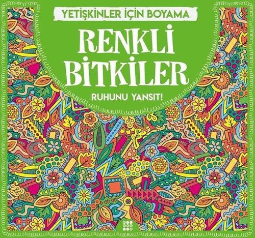 Renkli Bitkiler-Yetişkinler İçin Boyama