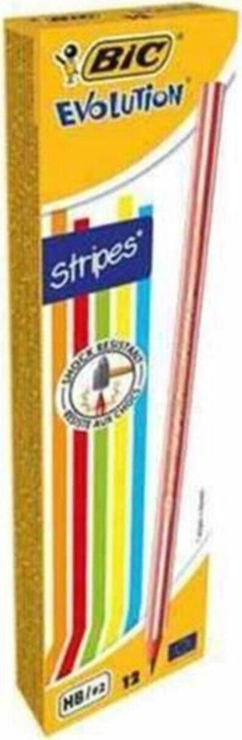 Evolution Stripes Kurşun Kalem 12'li Kutu
