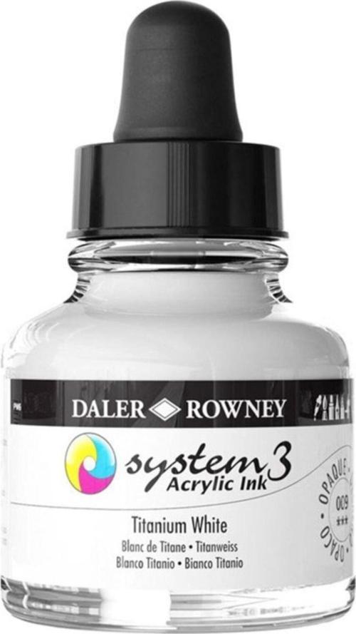 System 3 Akrilik Mürekkep 29.5ml 009 Titanium White