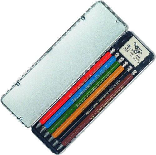 Koh-i Noor Kohinoor Hardmuth Diamond Drawing Pencils 6'lı 2mm Portmin Mekanik Kurşun Kalem / 5217