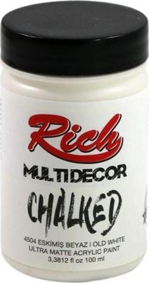 Rıch Chalked Akr. Boya 100 Cc 4504 Eski Beyaz