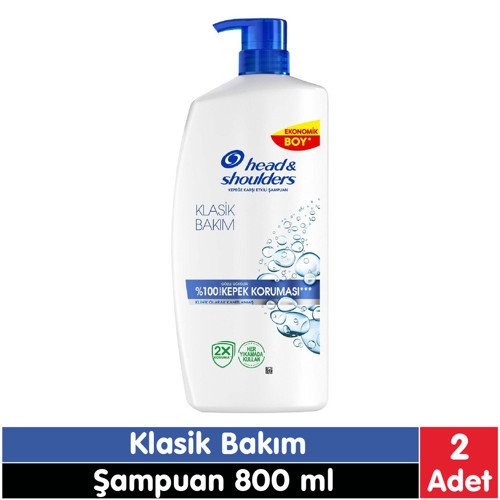 Head&Shoulders Klasik Bakım Şampuan 800 Ml 2 Adet