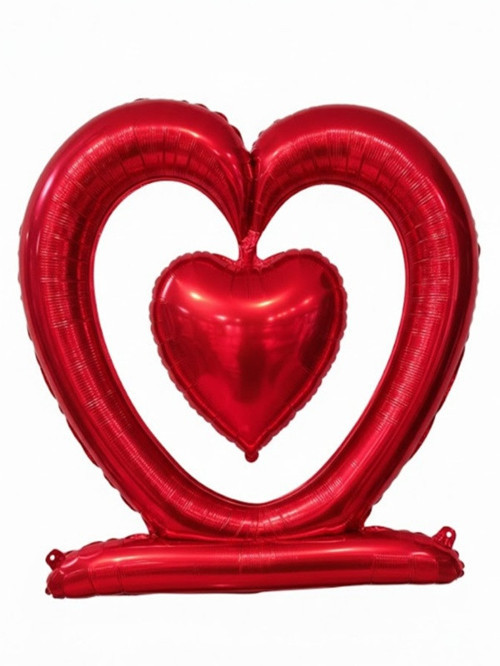 Hediyelik Kalp Model Balon Kırmızı 107X76Cm