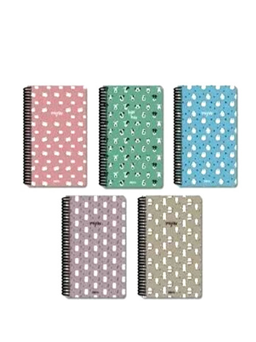 Miyav Bloknot Sert Kapak Düz 120 Yaprak 14X19Cm - 1 adet