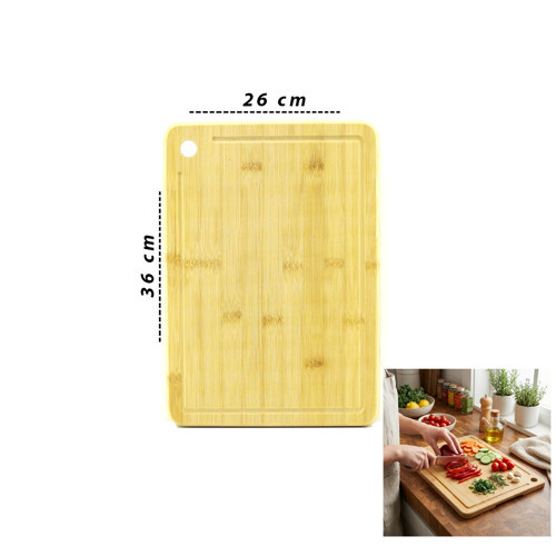 26X36X1.8CM AHŞAP BAMBU KESİM PANOSU - KESME TAHTASI (2)