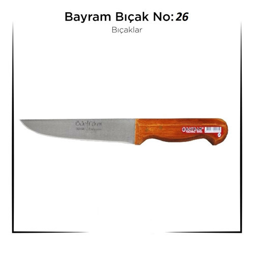 Bursa Bıçağı Bayram Kurban Bıçağı Yemek Bıçağı No : 26 (2)