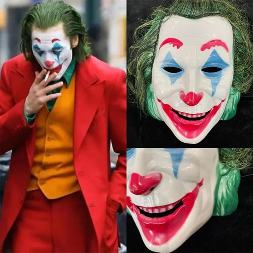 Joaquin Phoenix Joker Maskesi Yeşil Saçlı (2)