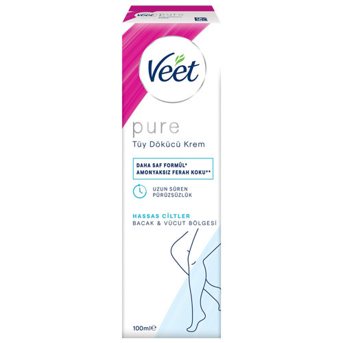 Pure Tüy Dökücü Krem Hassas 100 Ml (6'li Paket)