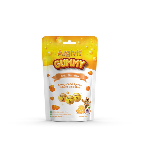Gummy Jelibon Omega 3-6-9 İçeren Takviye Edici Gıda
