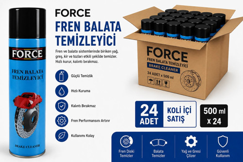 Fren Balata Temizleyici Sprey 500 ml x 24 Adet (Koli)