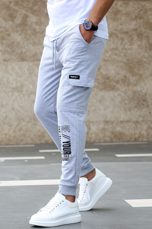 Gri Baskılı Eşofman 4079