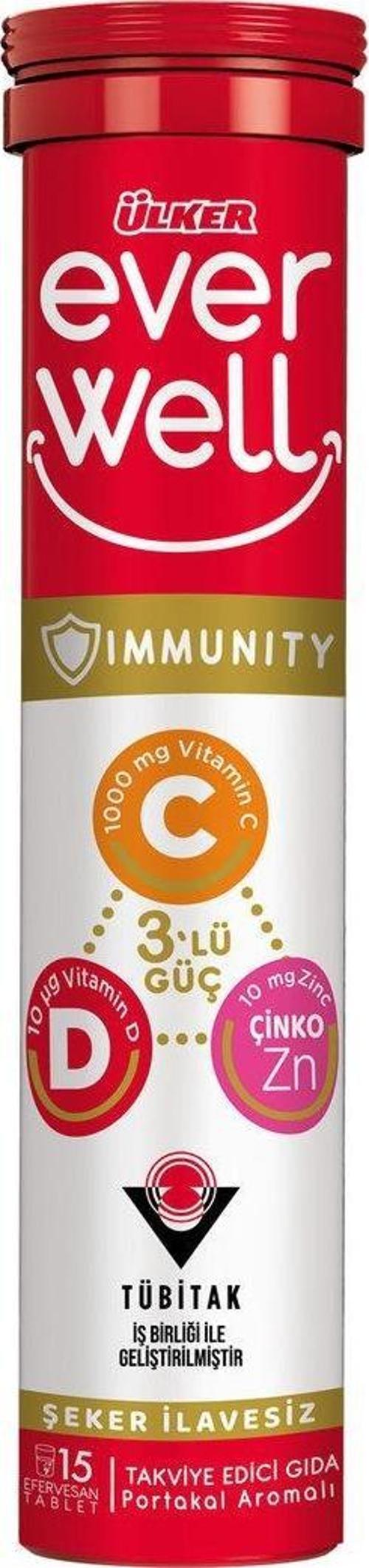 Everwell Vitamin C-D Çinko 15'li 67,5 Gr. (24'lü)