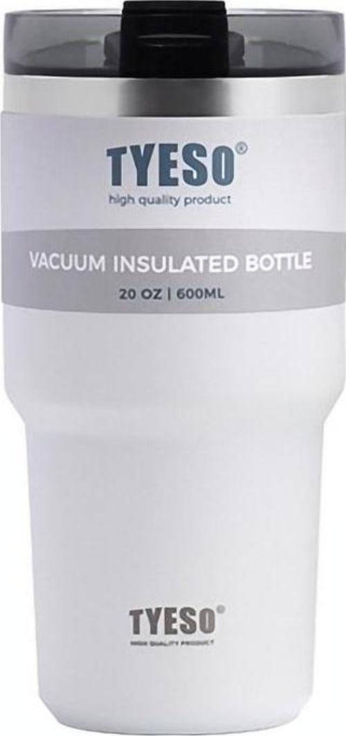 Termos Tripletask Termos Vaku Mlu Paslanmaz Çelik Pipetli 600 Ml