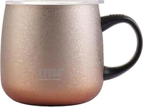 Termos Napoli Mug Vaku Mlu Paslanmaz Çift Duvarlı Termal Kapaklı 355 Ml Turuncu