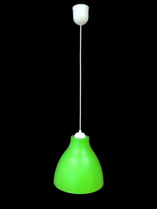 Tekli Sarkıt Avize Plastik Aksiyon Büyük Yeşil