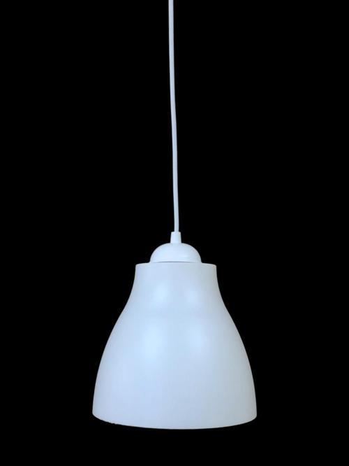 Tekli Sarkıt Avize Plastik Aksiyon Küçük Beyaz