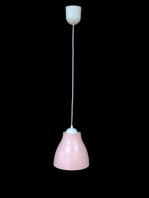 Tekli Sarkıt Avize Plastik Aksiyon Küçük Pembe