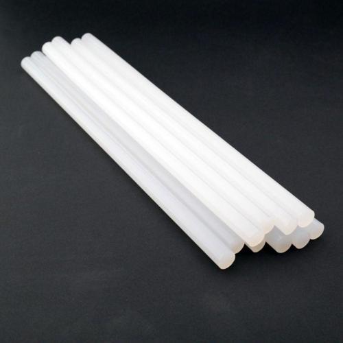 30 cm Sıcak Mum Silikon Çubuk Silikon Küçük 10 Adet Ince Çap 7 mm