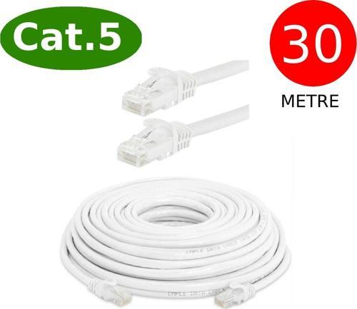 Cat5 Network Internet Ethernet Bilgisayar Kablosu Rj45 - Rj45 30 Metre Patch Kablo