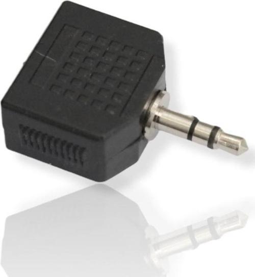 Kulaklık Dağıtıcı Aux Stereo Çoklayıcı Jak Adaptör 3.5 Mm Erkek Giriş - 2 X 3.5 Mm Dişi Çıkış