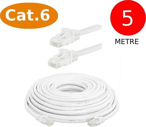Cat6 Network Internet Ethernet Bilgisayar Kablosu Rj45 - Rj45 5 Metre Patch Kablo