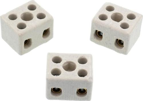 Porselen Klemens 2 X 4 mm No:1 3 Adet